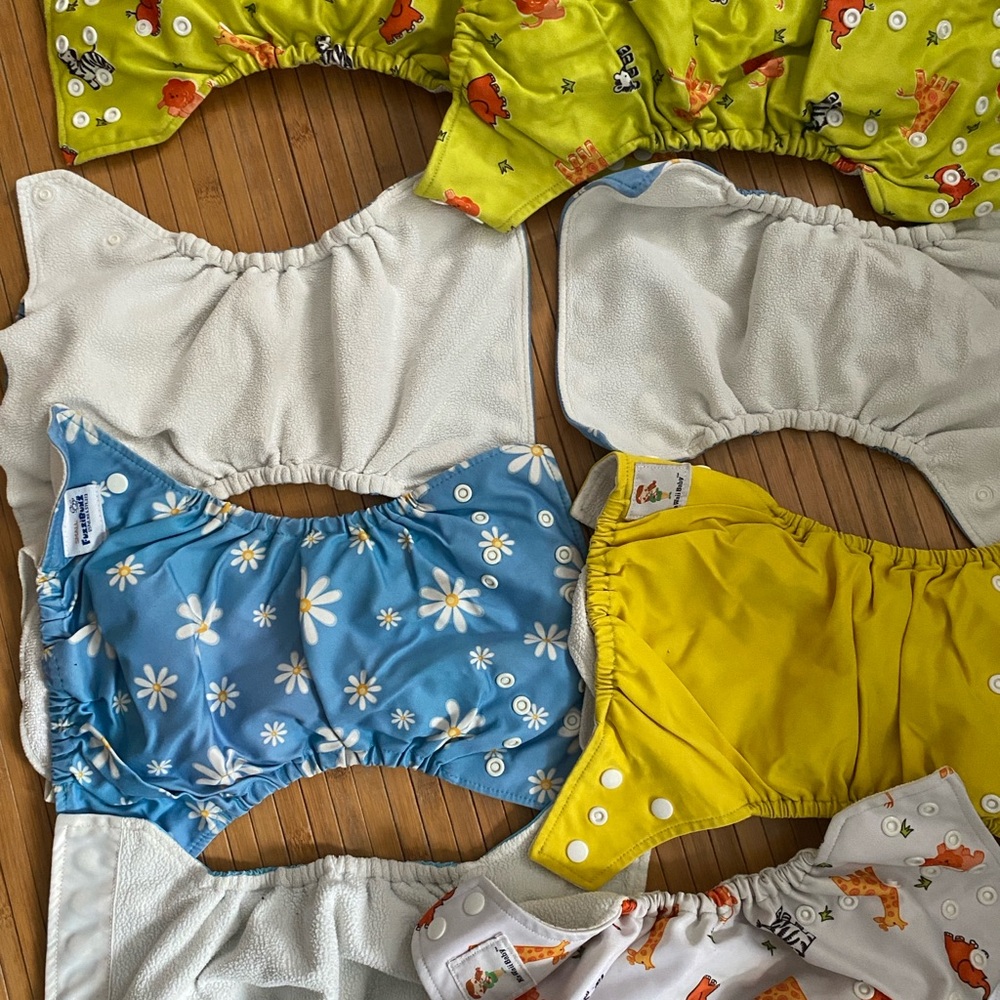 Colorful Kids Cloth Diaper Set
